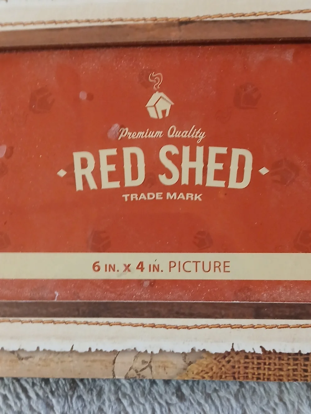NWT Horse Lover Rustic Photo Frame - Red